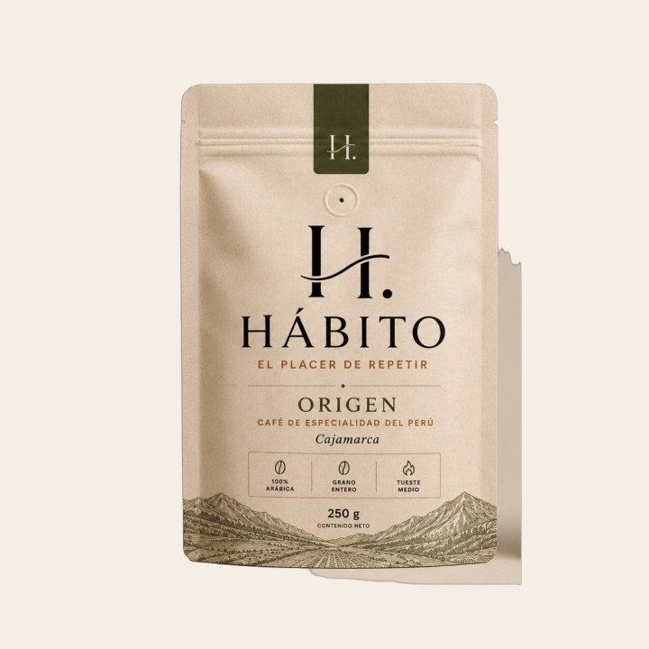 Hábito Origen Cajamarca 250 g | Café de especialidad peruano