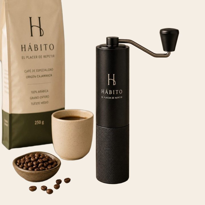 Hábito Molinillo Manual Premium | Molinillo para Café de Especialidad